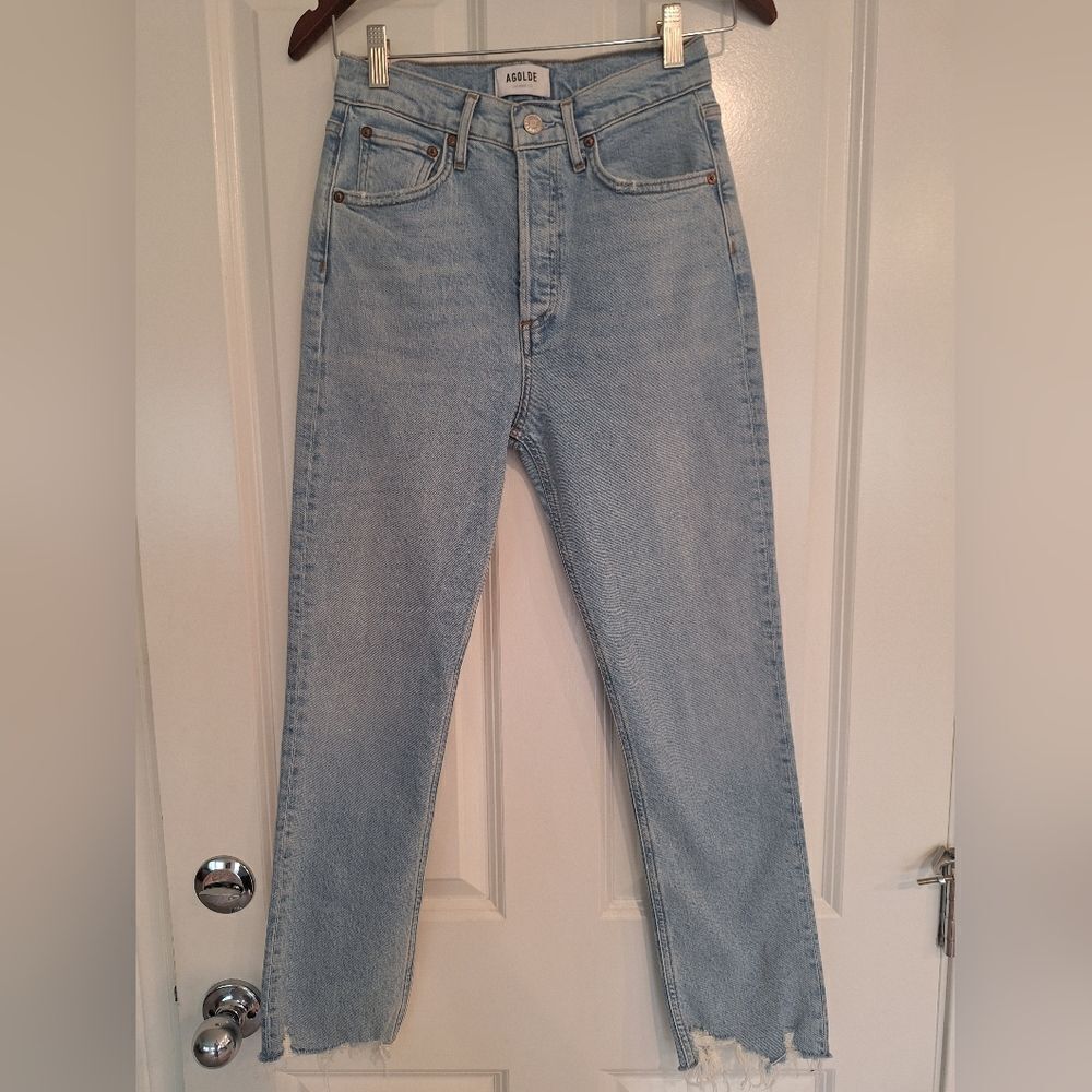 AGOLDE Riley High Rise Straight Crop Women's Jeans size 24